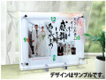 メッセージ時計【長方形】 《筆文字メッセージと想い出の写真で作るオリジナル時計》