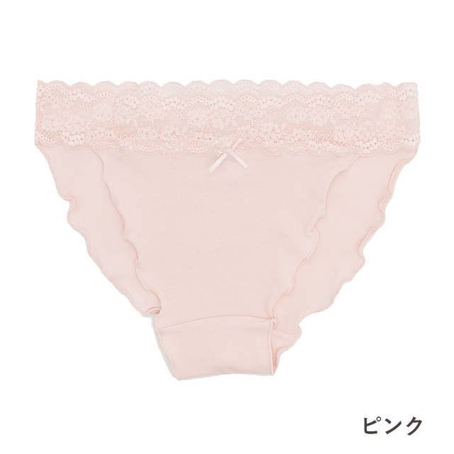 ウエストレース コットン 足口開放 ふんどしショーツ 足口開放