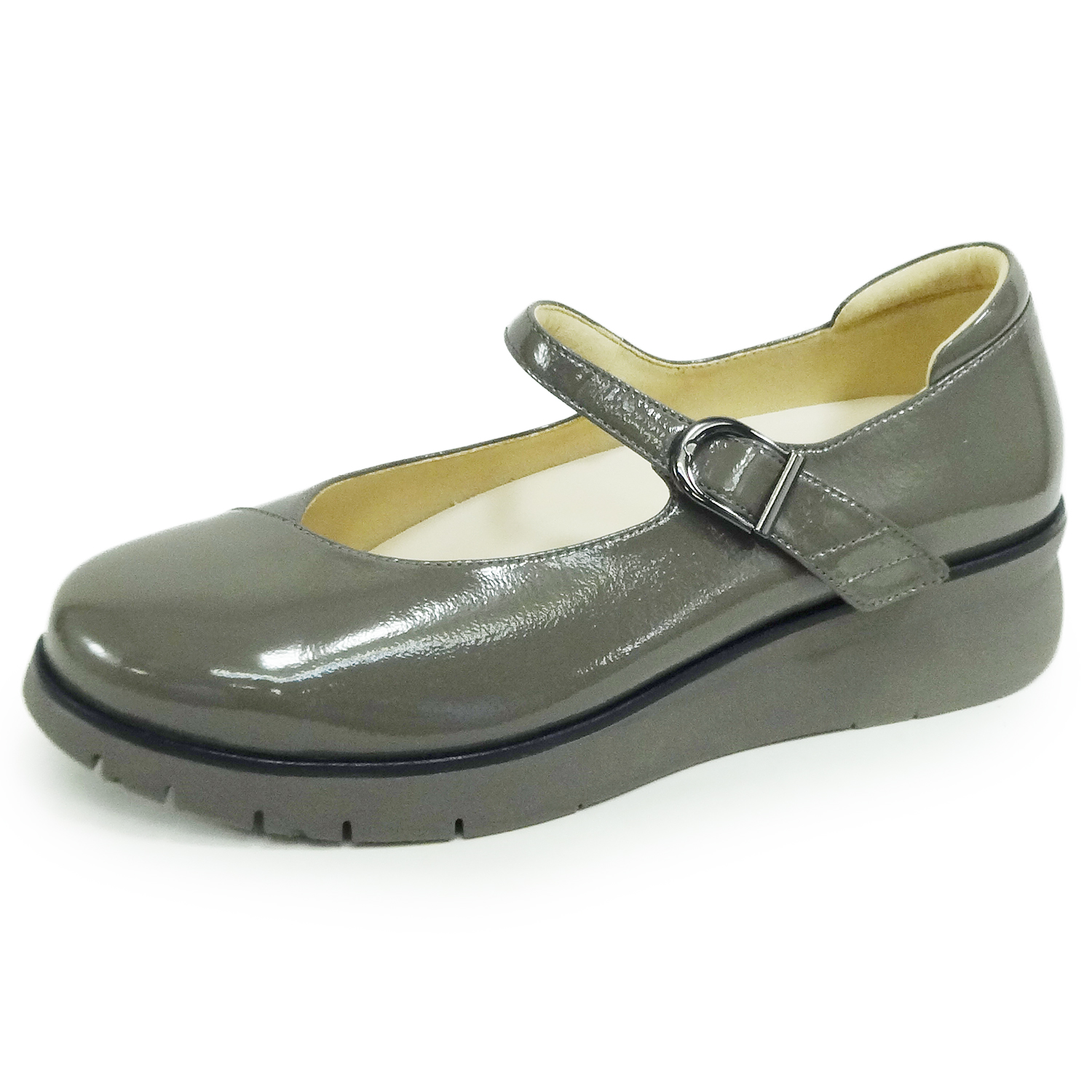 ラベリータ（シェーナ・Siena）No.4600／ベルトパンプス／超軽量シューズ／厚底クッションソール／4.0cmヒール／土踏まずアーチサポートインソール.