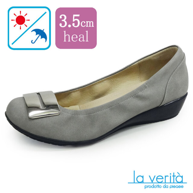 ラベリータ （ポジターノ・Positano ）no.2080 ／スクエアバックル／3.5cmヒール／Laverita