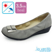 ラベリータ （ポジターノ・Positano ）no.2080 ／スクエアバックル／3.5cmヒール／Laverita