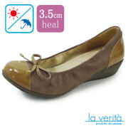 ラベリータ （ナポリ・ Napoli ）no.2173／ブラウン／リボン／3.5cmヒール／Laverita　