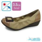 ラベリータ （ターラント・Taranto） no.2210／ベージュ／コンフォートパンプス／3.5cmヒール／Laverita