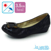 ラベリータ （ターラント・Taranto） no.2210／ブラック／コンフォートパンプス／3.5cmヒール／Laverita