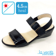ラベリータ （ブレシア・Brecia）no.2291／ブラック／ミュールサンダル／4.5cmヒール／Laverita