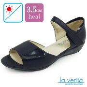 ラベリータ （サンレモ Sunremo）no.2511／サンダル／オープントゥパンプス／3.5cmヒール／Laverita　