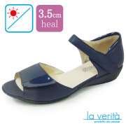 ラベリータ （サンレモ Sunremo）no.2511／サンダル／オープントゥパンプス／3.5cmヒール／Laverita　