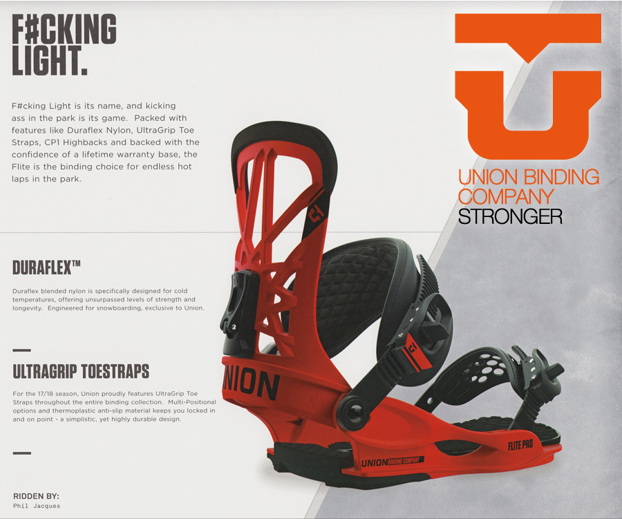 ★大特価★ユニオン（UNION）【FLITE PRO】 17-18スノーボード 2018年