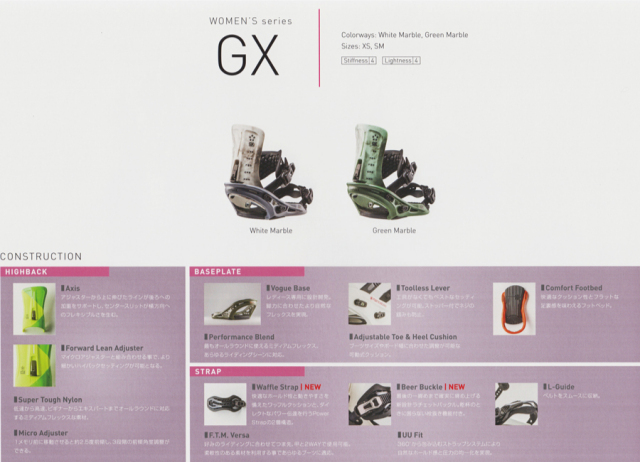 flux 17-18モデル GX バインディング S M flux 17-18モデル GX バインディング S M flux 17-18モデル GX