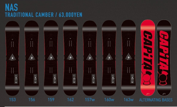Capita nas-153 スノーボード キャピタ