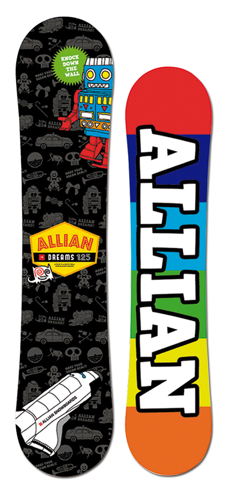 ★早期予約大特価★アライアン（ALLIAN）【DREAMS】キッズモデル115cm/125cm 14-15 スノーボード 2015年