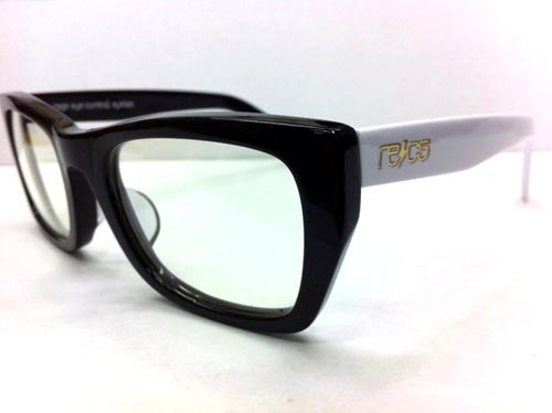レックス（recs）CADE　recs-f31-23 BLK/WHT(CLEAR LENS)