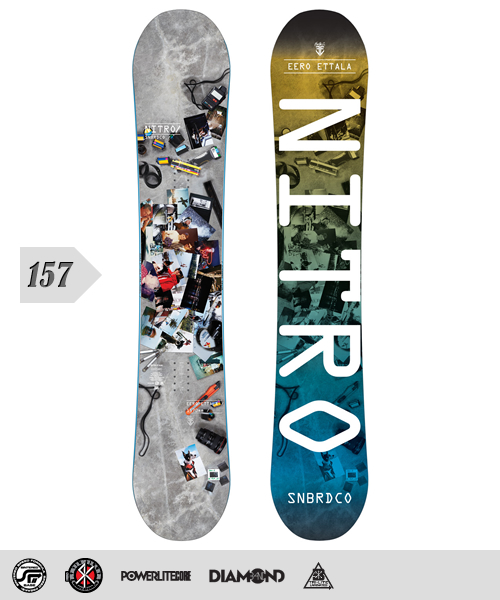 NITRO[ナイトロ]【EERO ETTALA PRO MODEL 】スノーボード 2013年モデル 157cm