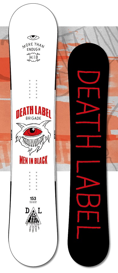 在庫処分★1本限定!大特価★デスレーベル（DEATH LABEL）【MEN IN BLACK】 14-15 スノーボード 2015年