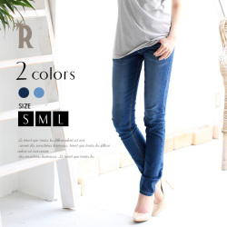 【特別価格】【予約:6月30日入荷】 REAL CUBE スキニーデニムパンツ(SA62140422)★メール便発送【送料無料】