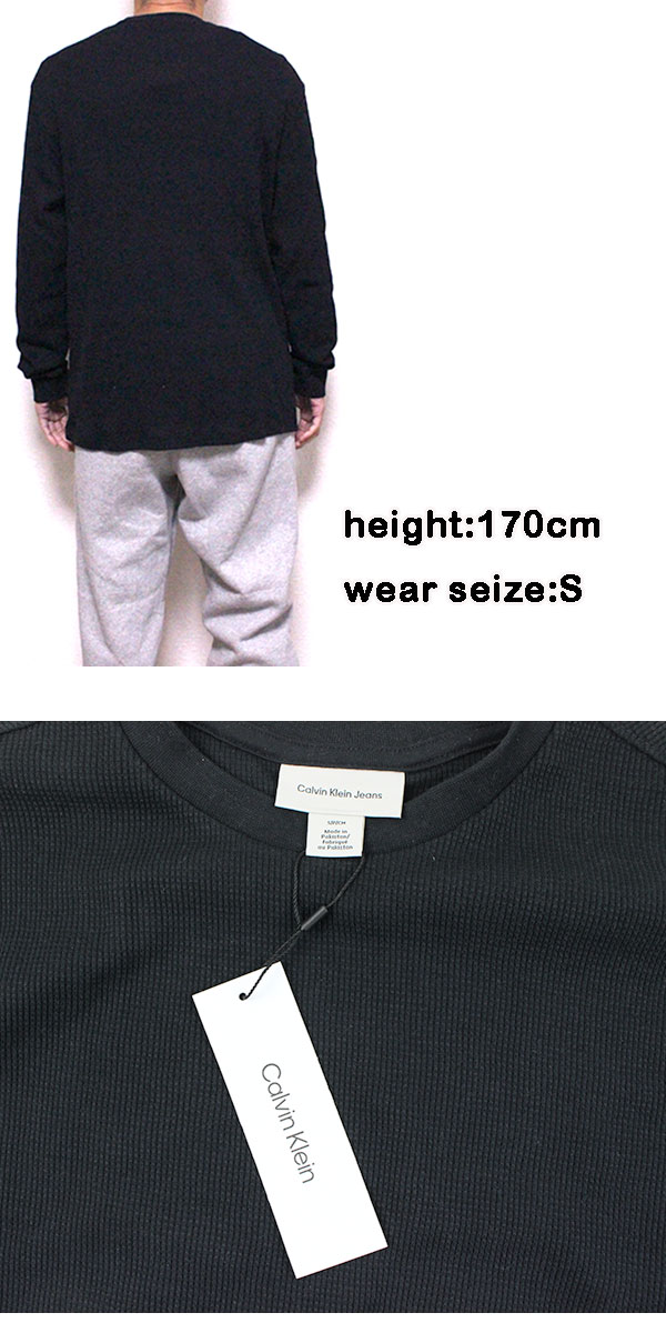 カルバンクライン ロンt ワッフル サーマル