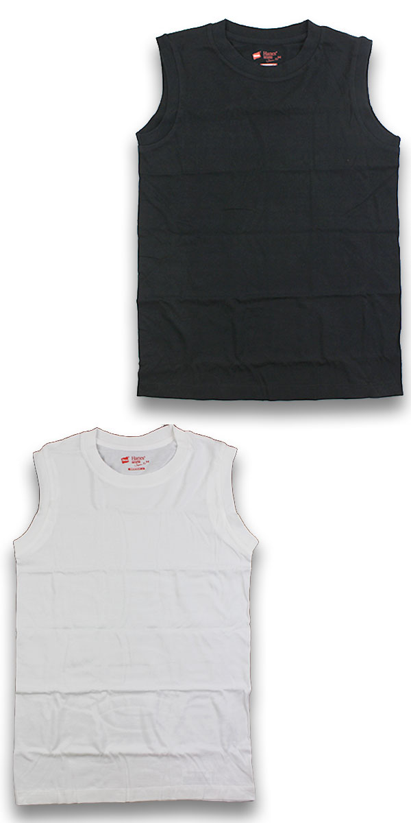 Hanes ヘインズ レディース スリーブレス Tシャツ 2枚組 Japan Fit for HER クルーネック HW5327 ノースリーブ パックT 無地