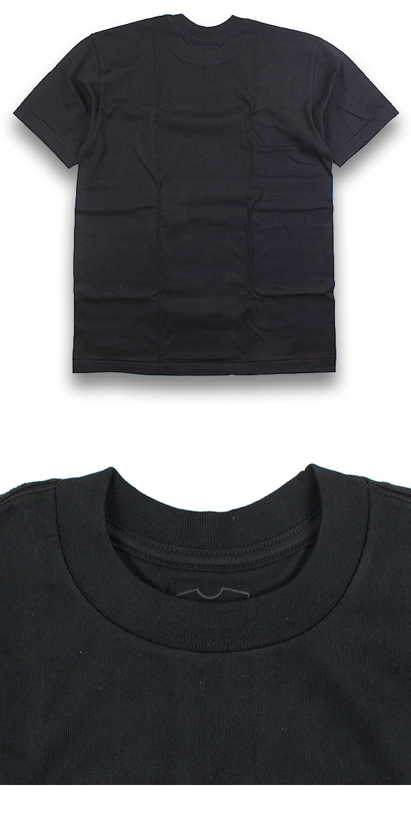 ヘインズ Tシャツ Hanes T-SHIRTS KURO クルーネックメンズ レディース 半袖 黒T HM1-D202 日本企画 無地 厚手 パックT