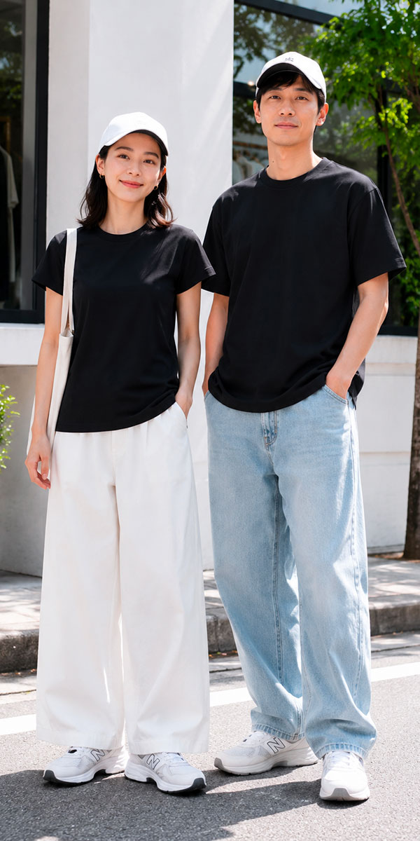 ヘインズ Tシャツ Hanes T-SHIRTS KURO クルーネックメンズ レディース 半袖 黒T HM1-D202 日本企画 無地 厚手 パックT