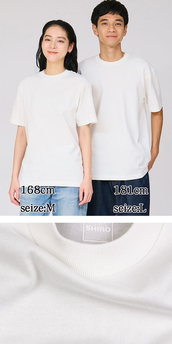 ヘインズ Tシャツ Hanes T-SHIRTS SHIRO クルーネックメンズ レディース 半袖 白T 7.0oz HM1-D201 日本企画 無地 厚手 パックT SHIRO