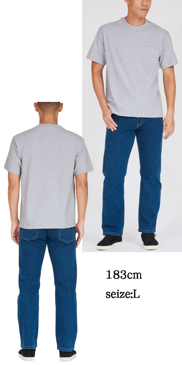 Hanes ヘインズ BEEFY-T ポケットTシャツ H5190 メンズ 半袖 Tシャツ 厚手 ヘビーウェイト 無地 クルーネック USA アメカジ