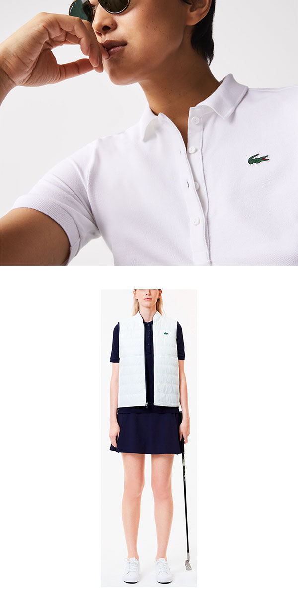 ラコステ LACOSTE ポロシャツ レディース 速乾 伸縮性