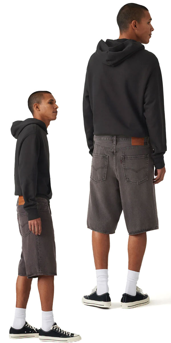 リーバイス デニム ハーフパンツ ジーンズ ワイド バギー