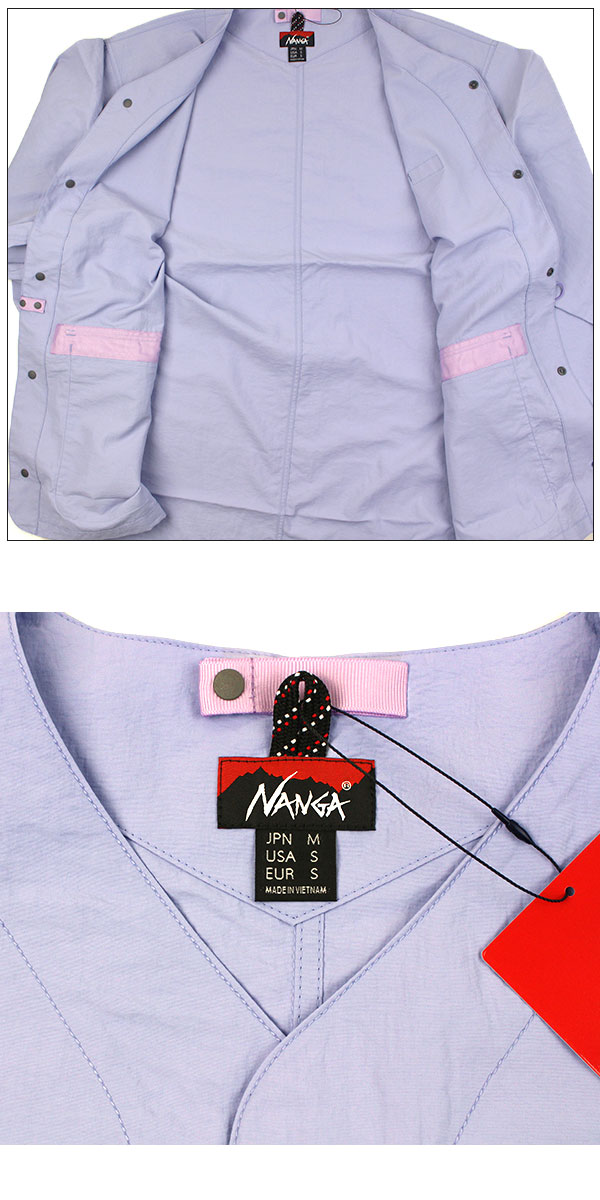 ナンガ NANGA ノーカラー ジャケット