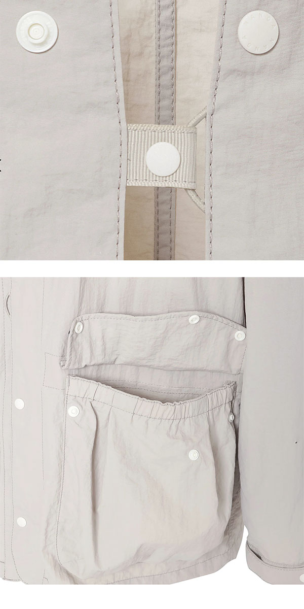 ナンガ NANGA ノーカラー ジャケット