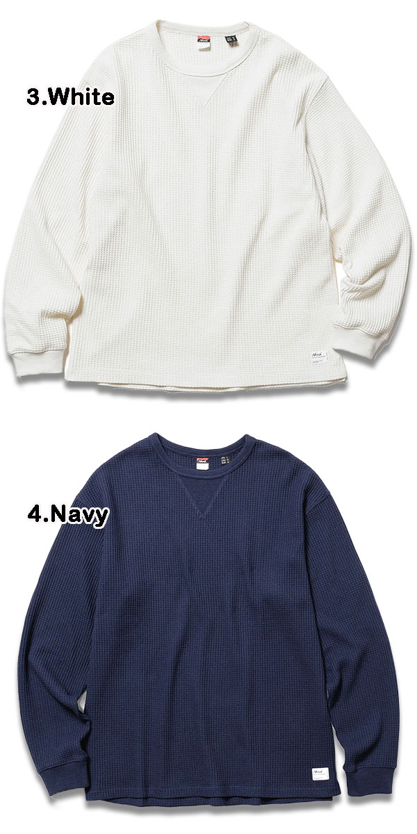 ナンガ ロンt ワッフル Tシャツ 長袖