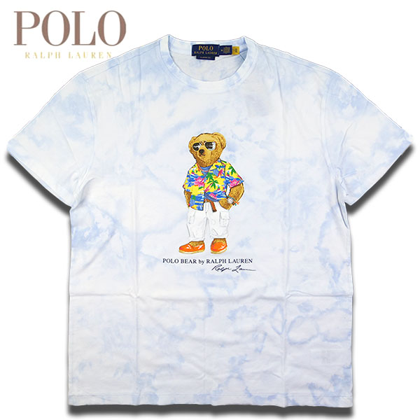 ラルフローレン Tシャツ メンズ 半袖 ポロベア Ralph Lauren POLO BEAR タイダイ アロハ