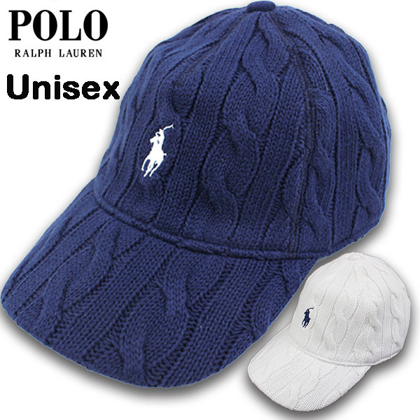 ラルフローレン キャップ 帽子 ケーブルニット メンズ レディース コットン