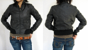 【H&M】エイチ＆エム【"DIVIDED" FAKE LEATHER   JACKET】フェイクレザー　ジャケット