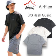 ナンガ NANGA ラッシュガード Tシャツ メンズ AirFlex RASH GUARD TEE N2610-1M154A 水陸両用 半袖 UVカット 吸水速乾