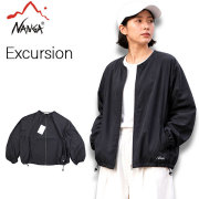 NANGA ナンガ ノーカラージャケット レディース 軽量 撥水 EXCURSION NO COLLAR JACKET W N2611-1A084B SHADOW RIP 春夏 アウター