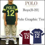 ラルフローレン/Ralph Lauren/Tシャツ/ボーイズ/キッズ/BOYS GRAPHIC TEE/フットボール　ティーシャツ/メンズ/レディース
