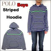 ラルフローレン ロンT キッズ tシャツ 長袖 パーカー BOYS STRIPED HOODIE Ralph Lauren セール