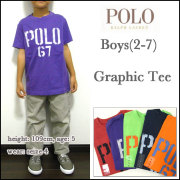 ラルフローレン Ralph Lauren キッズ Tシャツ ボーイズ(2-7) Graphic T-SHIRT 子供  ロゴ
