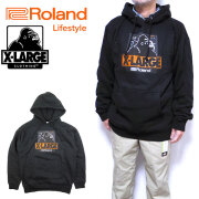 エクストララージ パーカー X-LARGE Roland HOODIE O.G ロゴ 裏起毛 フーディー RL23W004