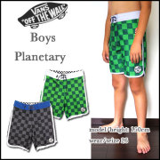 VANS バンズ 水着 キッズ サーフパンツ ジュニア BOYS PLANETARY BOARDSHORT ボードショーツ