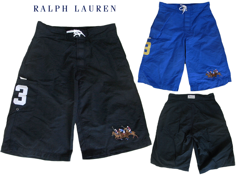 【Ralph Lauren BOYS】ラルフローレン　ボーイズ【 Polo Match Long Lake Swim Short】ビッグポニー　スウィム　トランクス