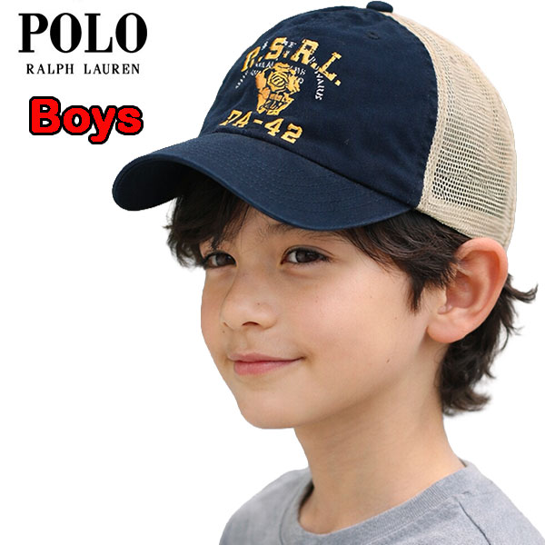 ラルフローレン キッズ 帽子 メッシュキャップ 男の子 女の子 アメカジ Ralph Lauren