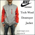 NIKE/�ʥ���/���������/���㥱�å�/TECH WOOL DESTROYER  JACKET/�֥�å�/�����롡�ǥ��ȥ����䡼
