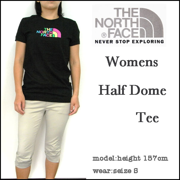 THE NORTH FACE/ザ・ノースフェイス/Tシャツ/レディース/ハーフドーム/Women's Half Dome T/ブラック/ティーシャツ