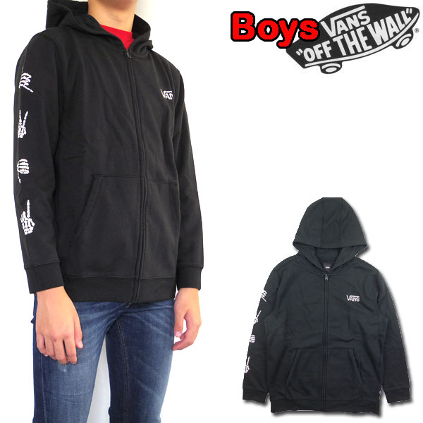 VANS/キッズ/ジップパーカー/ボーイズ/USA