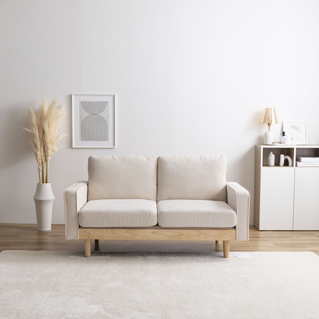 【単品】Moss 2人掛けコーデュロイソファ