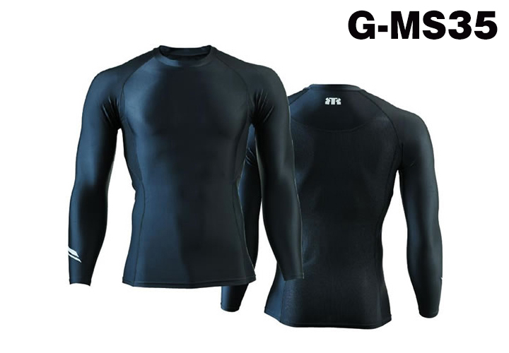 トンボレックス マッスルサポートアンダーウェア ロングスリーブ G-MS35BK(春夏) ブラック(クーポン対象外)