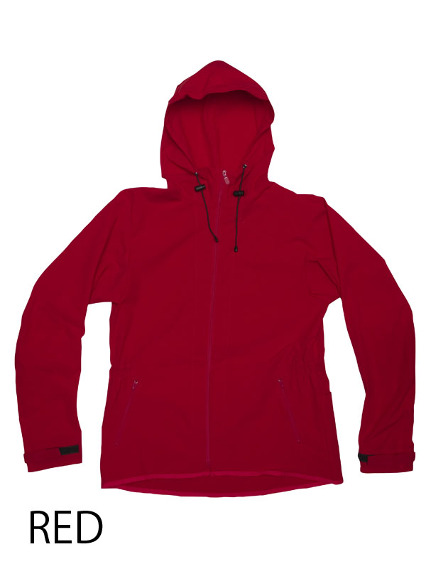 ムーヴフィットパーカ リップストップ 撥水 ストレッチ 背ポケット フード付 日本製