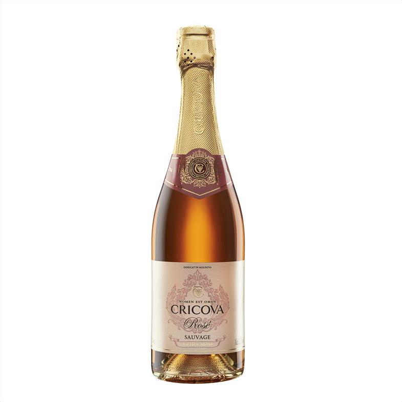 【モルドヴァワイン】クリコバ　クオリティー　ソーヴァージュ　ロゼ　エキストラ　ブリュット　Cricova Quality Sauvage Rose Extra Brut