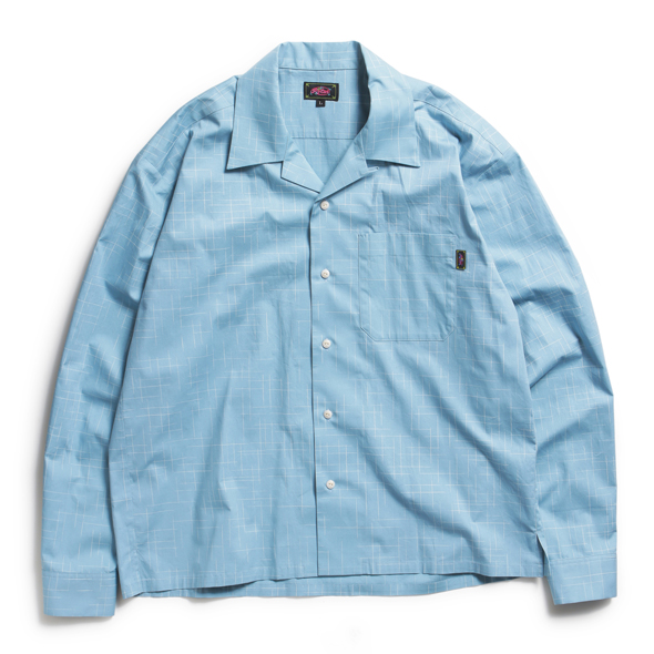 Sparkling Open Collar Shirt